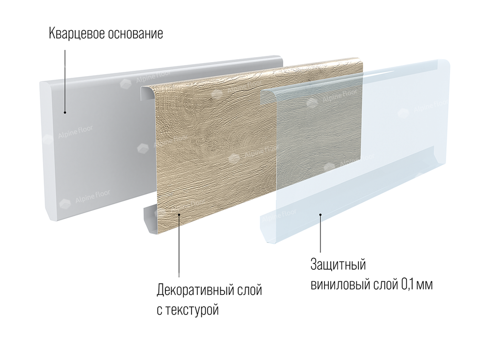 Кварцевый плинтус  Grand Sequoia 11-09