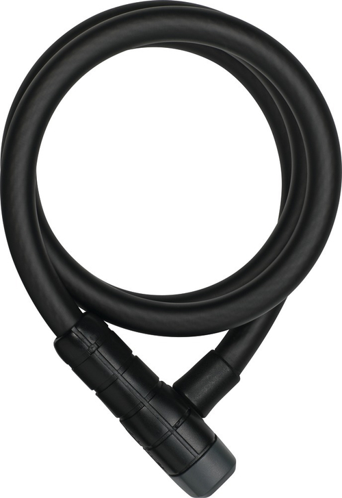 Замок 05-0063530 вело трос на ключе 6412K/120 BK Racer 12мм, класс защиты 4/15 черный ABUS
