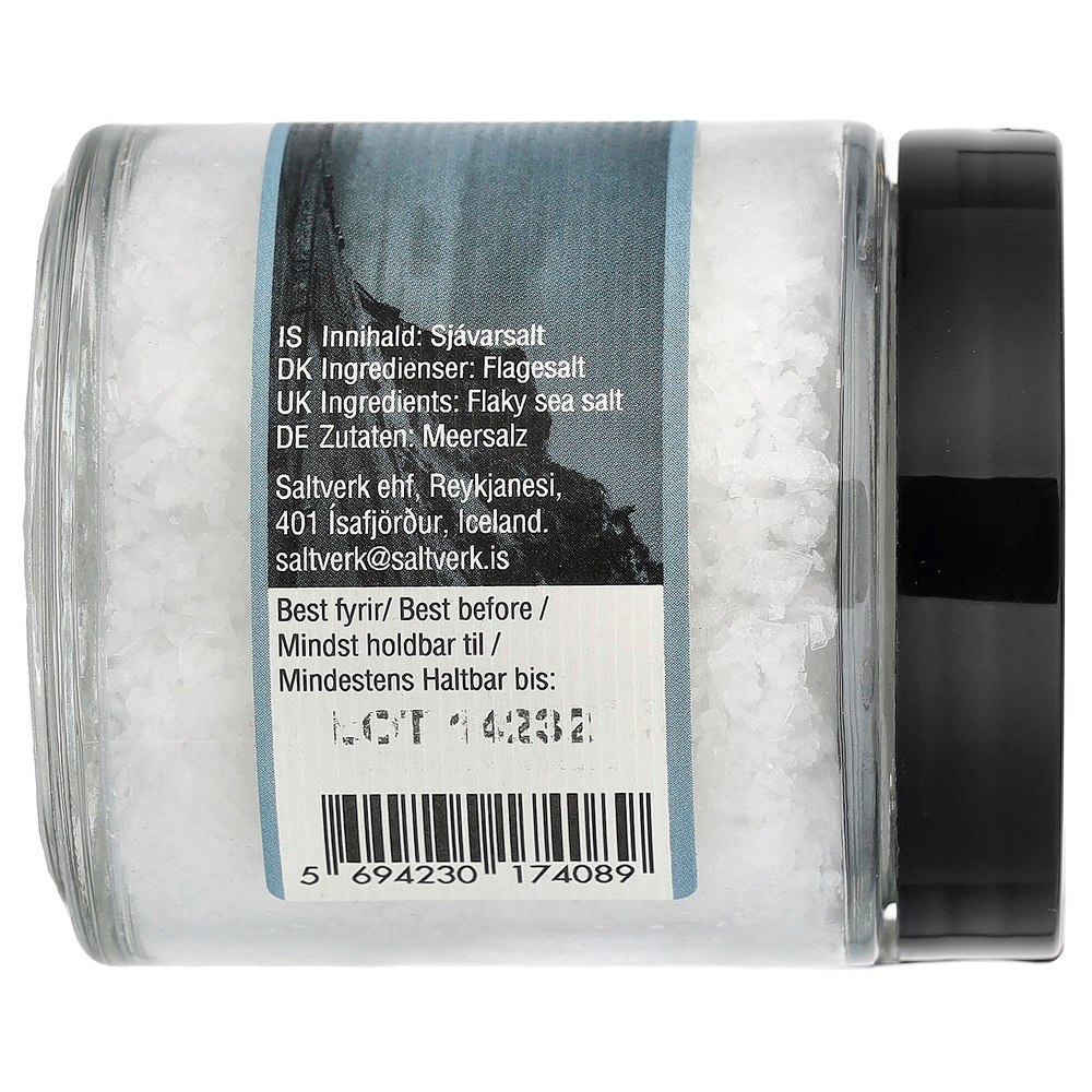Saltverk, морская соль в хлопьях, 90 г (3,17 унции)