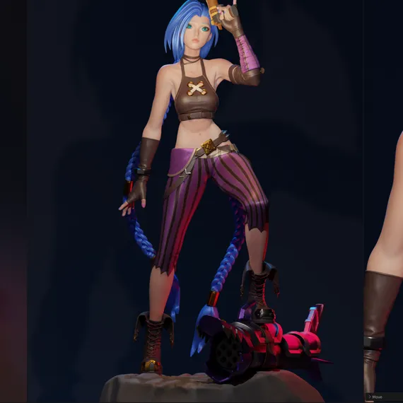 Jinx with nsfw ver. - Arcane