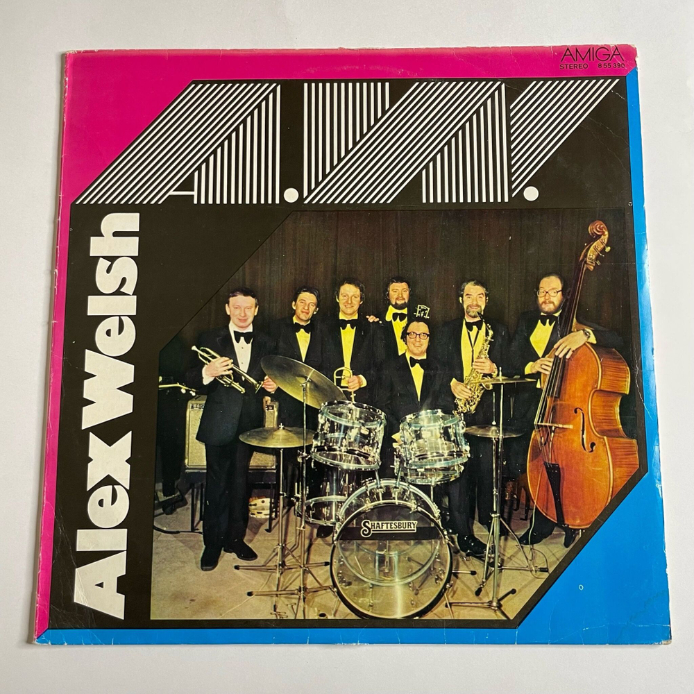Винтажная виниловая пластинка LP Alex Welsh A. W. (ГДР 1974)