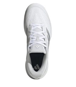 Женские теннисные кроссовки Adidas Avacourt 3 - cloud white/silver metallic/dash grey
