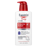 Eucerin, детский крем и гель для душа для уменьшения проявлений экземы, без отдушки, 400 мл (13,5 жидк. унции)