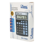 Калькулятор настольный 14*10см, 8-разряд, батар-"таблетка" D-608B-3344