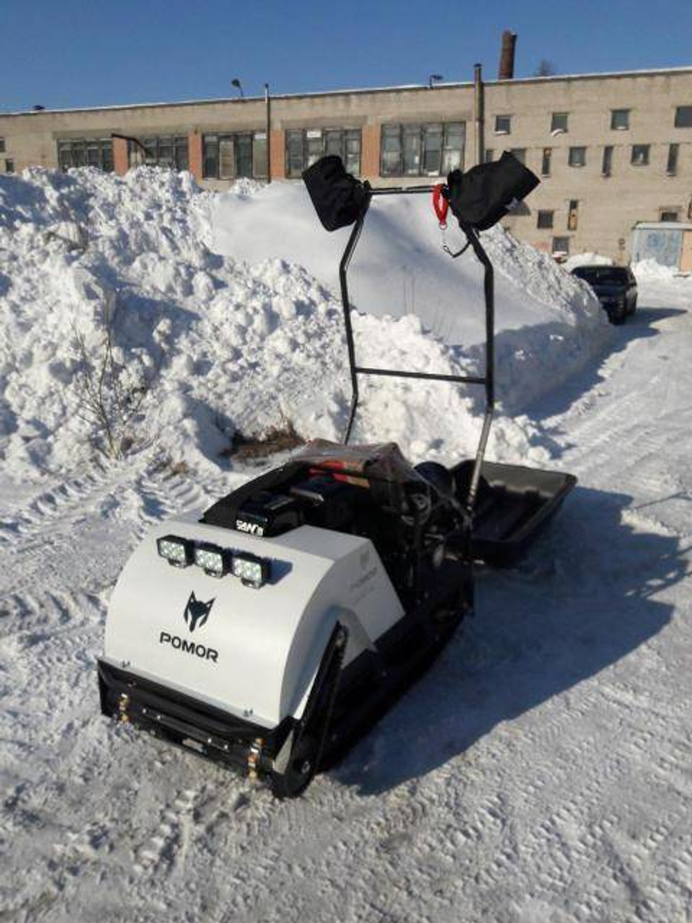 Мотобуксировщик POMOR М-650 S18