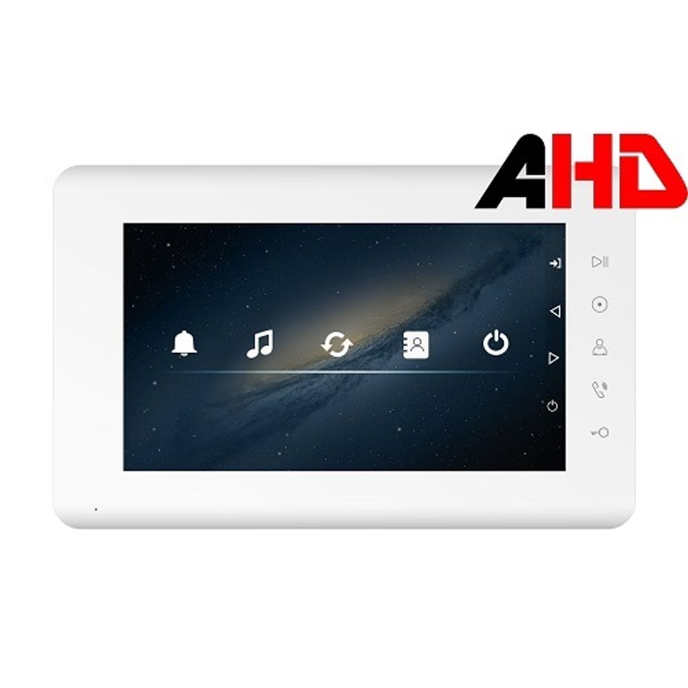 Монитор видеодомофона TANTOS Mia HD VZ (белый) адаптир., TFT LCD 7" экран