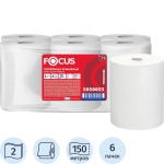 Полотенца бумажные д/дисп FocusExtraQuick 2сл 150м 6рул/уп_505002