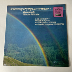 Винтажная виниловая пластинка LP Schubert Шуберт Carl Schuricht, Unfinished Symphony / Rosamunde / Marche Militaire (Англия 1972)