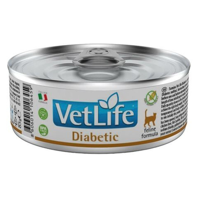 Фармина Vet Life Паштет для кошек при диабете, 85г