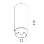 Светильник накладной LED 10W 3000K
