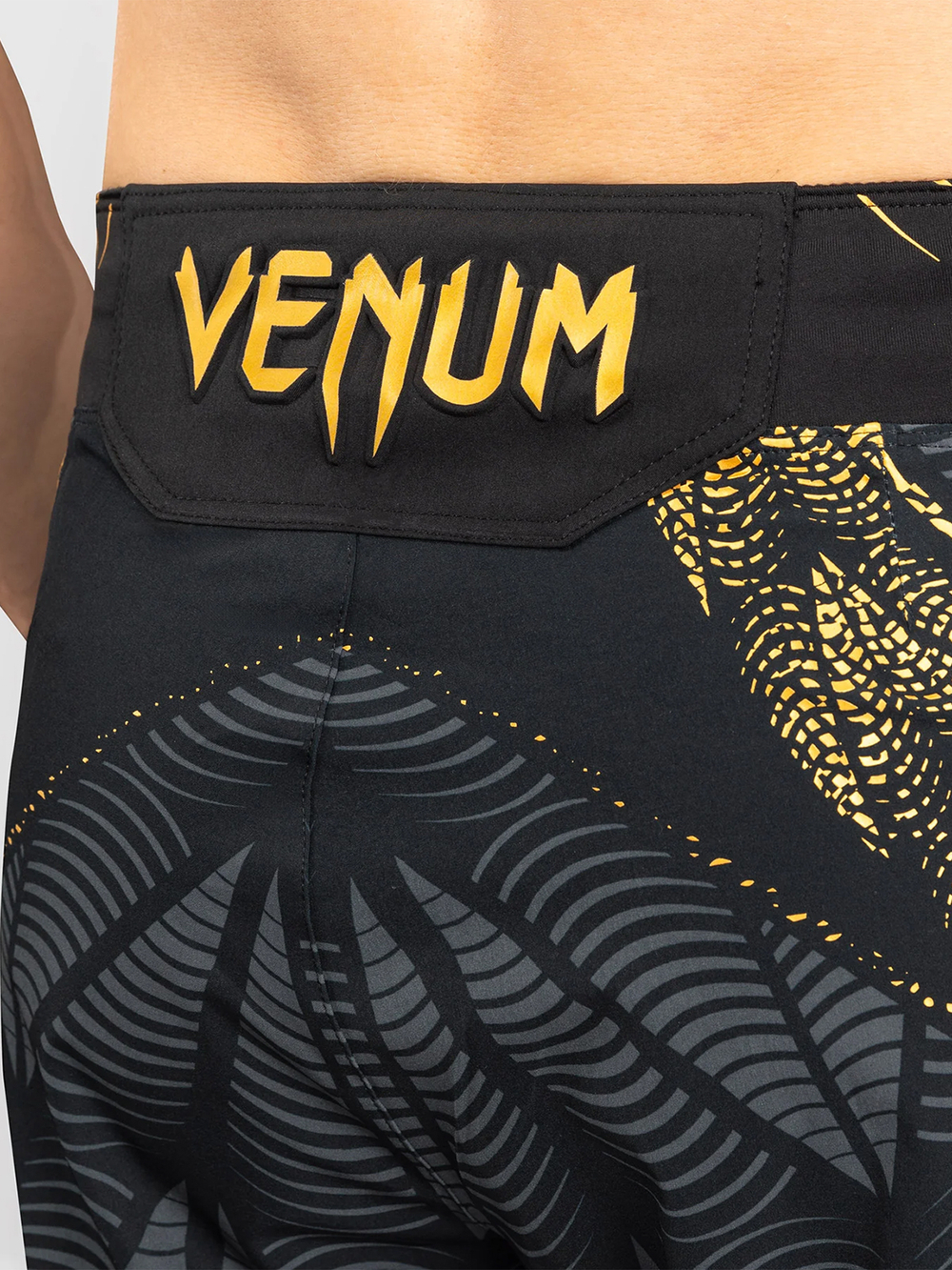 Шорты ММА Venum UFC Zenith Fight Night Short style Black/Gold
