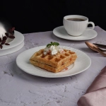 Тарелка мелкая d=21см, h=2.4см, фарфор, серия "White Moon", P.L. - Proff Cuisine