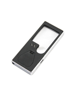 Лупа карманная с подсветкой в мягком чехле30х35мм,15мм (3LED) TH-7007 Magnifier