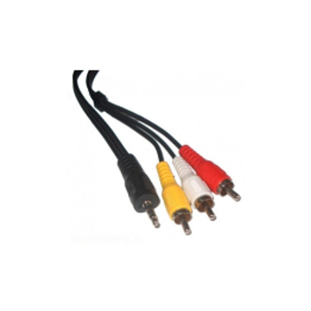 шнур Сигнал Jack3.5x3RCA 1 m.