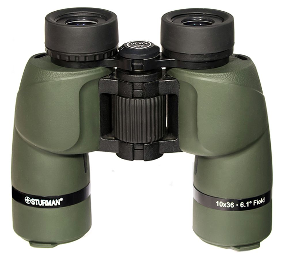 Бинокль STURMAN 10x36, зеленый