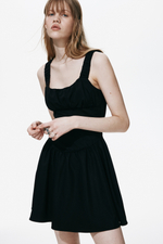 Габардиновое платье со сборками - H&M
