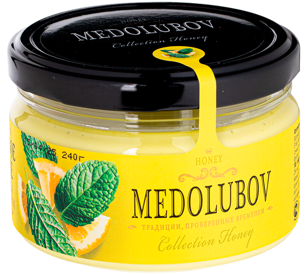 Медовое суфле мелисса с лимоном Медолюбов 250 мл