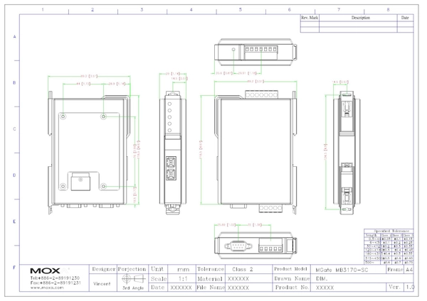 MGate MB3170-S-SC