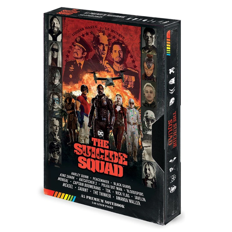 Записная книжка Suicide Squad (Retro) Vhs Premium Notebook A5