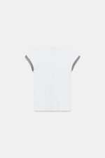 ФУТБОЛКА С ФУРНИТУРОЙ И ПУГОВИЦАМИ — ZARA