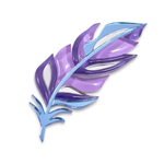Перо желаний, brooch, Color