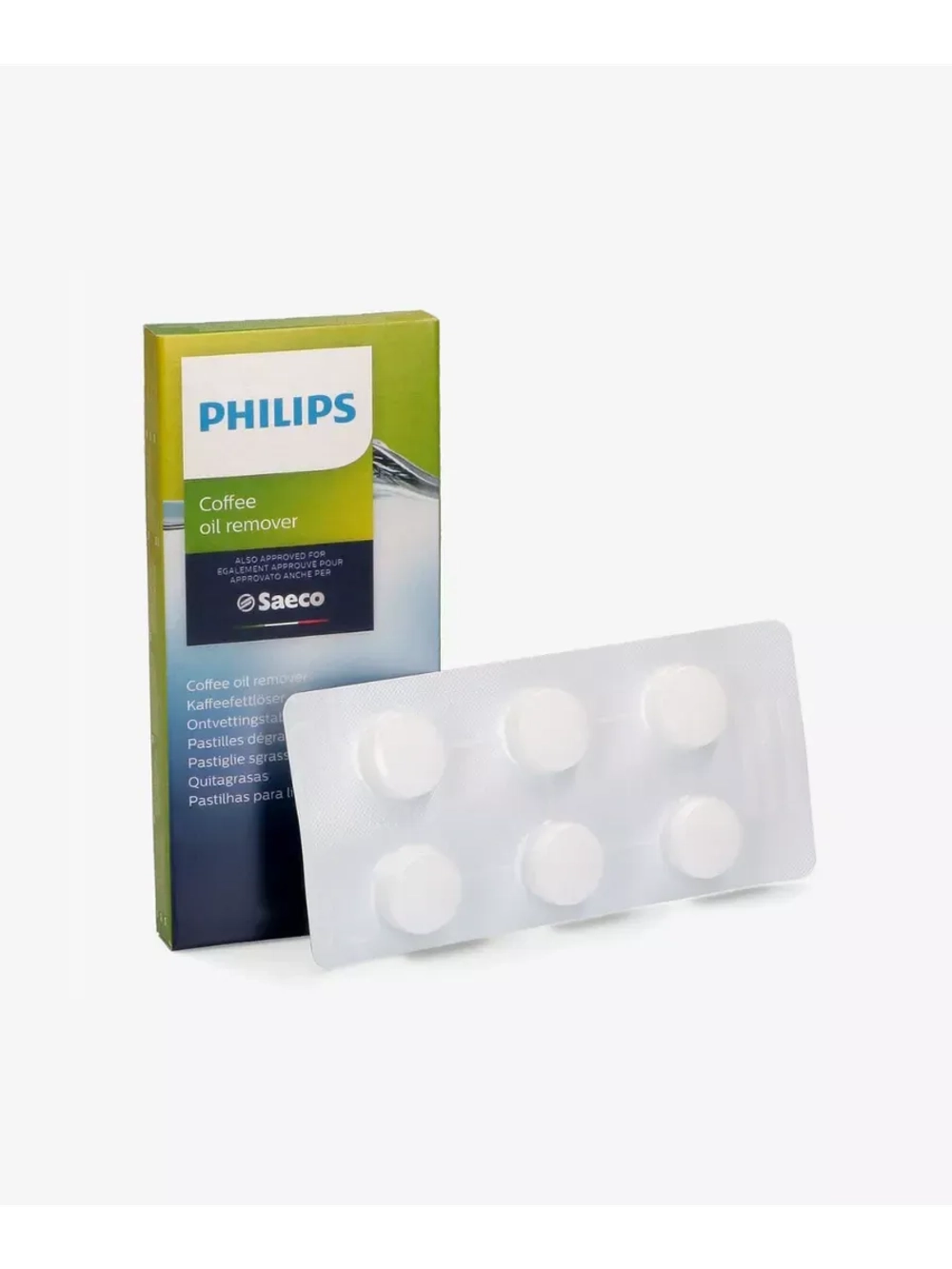 Таблетки для удаления кофейных масел кофемашины Philips / Saeco (421945032531, CA6704/10) 421945032531