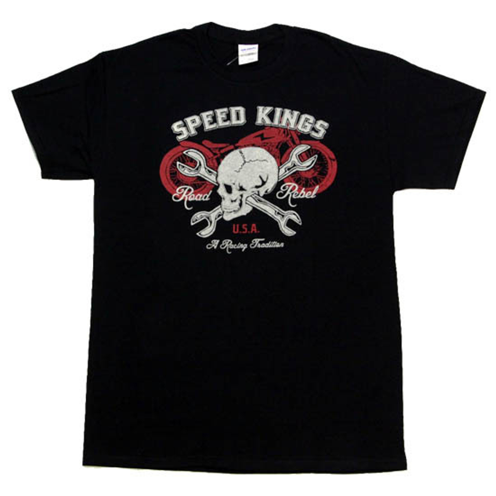 Футболка Speed Kings ( Череп Road Rebel )