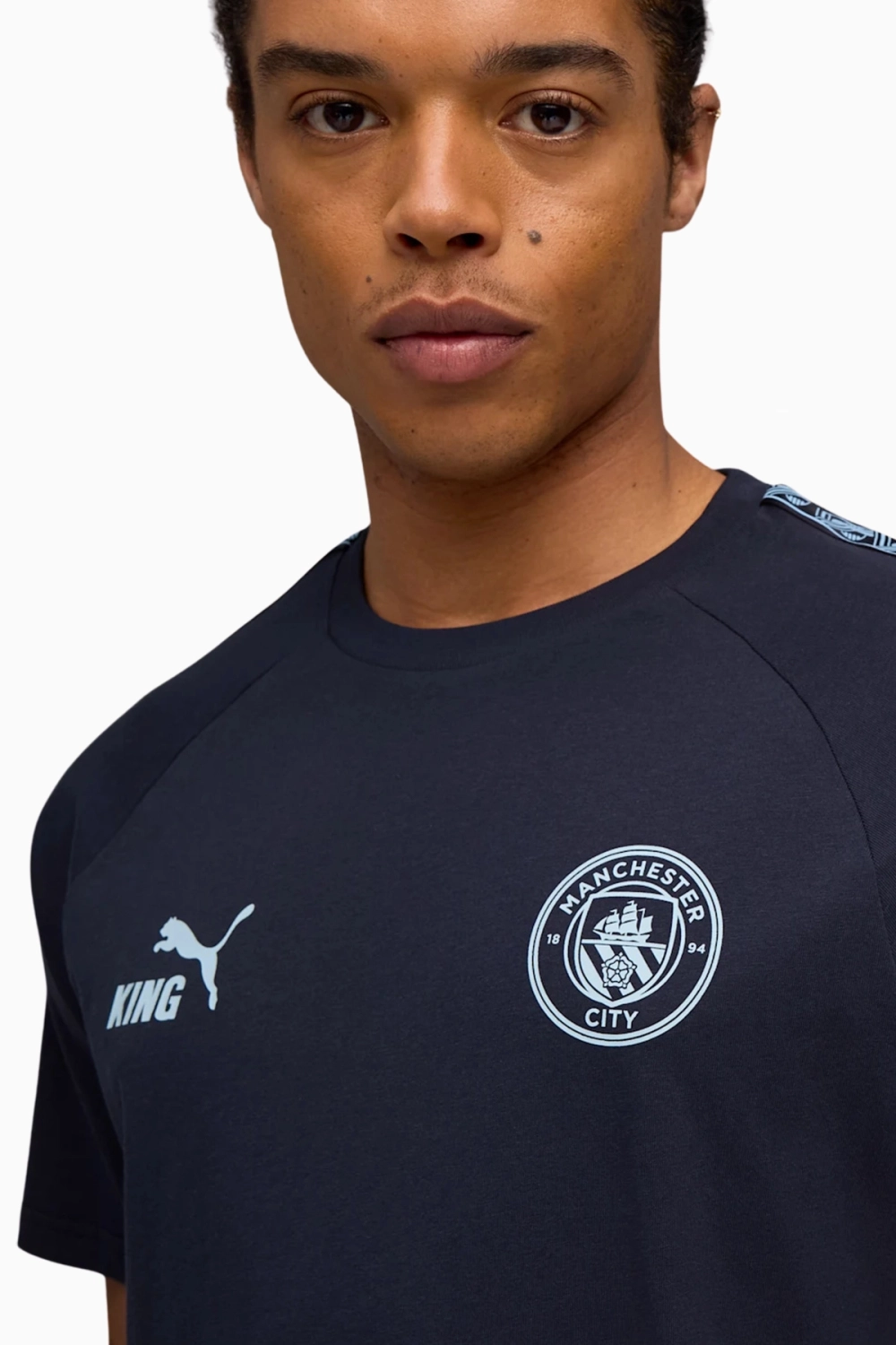 Футболка Puma Manchester City 25/26 KING Tee - темно-синий