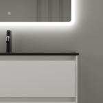 Тумба подвесная под раковину Sancos Cento, белый глянец 890х450х500, арт. CN90W