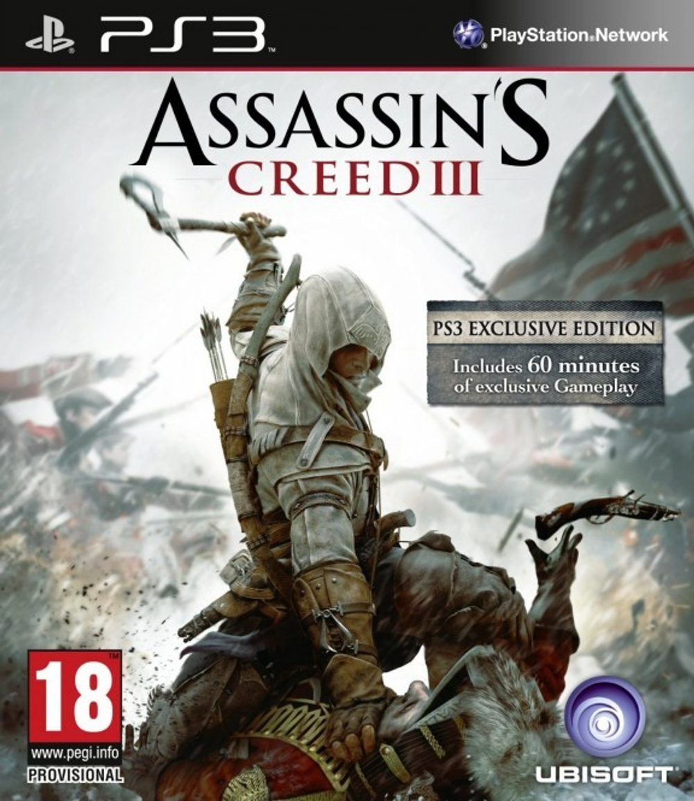 Assassin's Creed III (диск для PS3, полностью на английском языке)