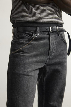 ZARA ДЖИНСЫ FLARE FIT, УГОЛЬНЫЙ