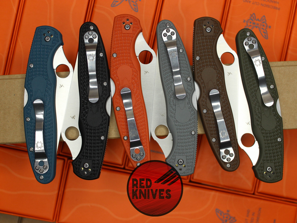 Нож Spyderco Police LTW - рукоять океанский синий A+++