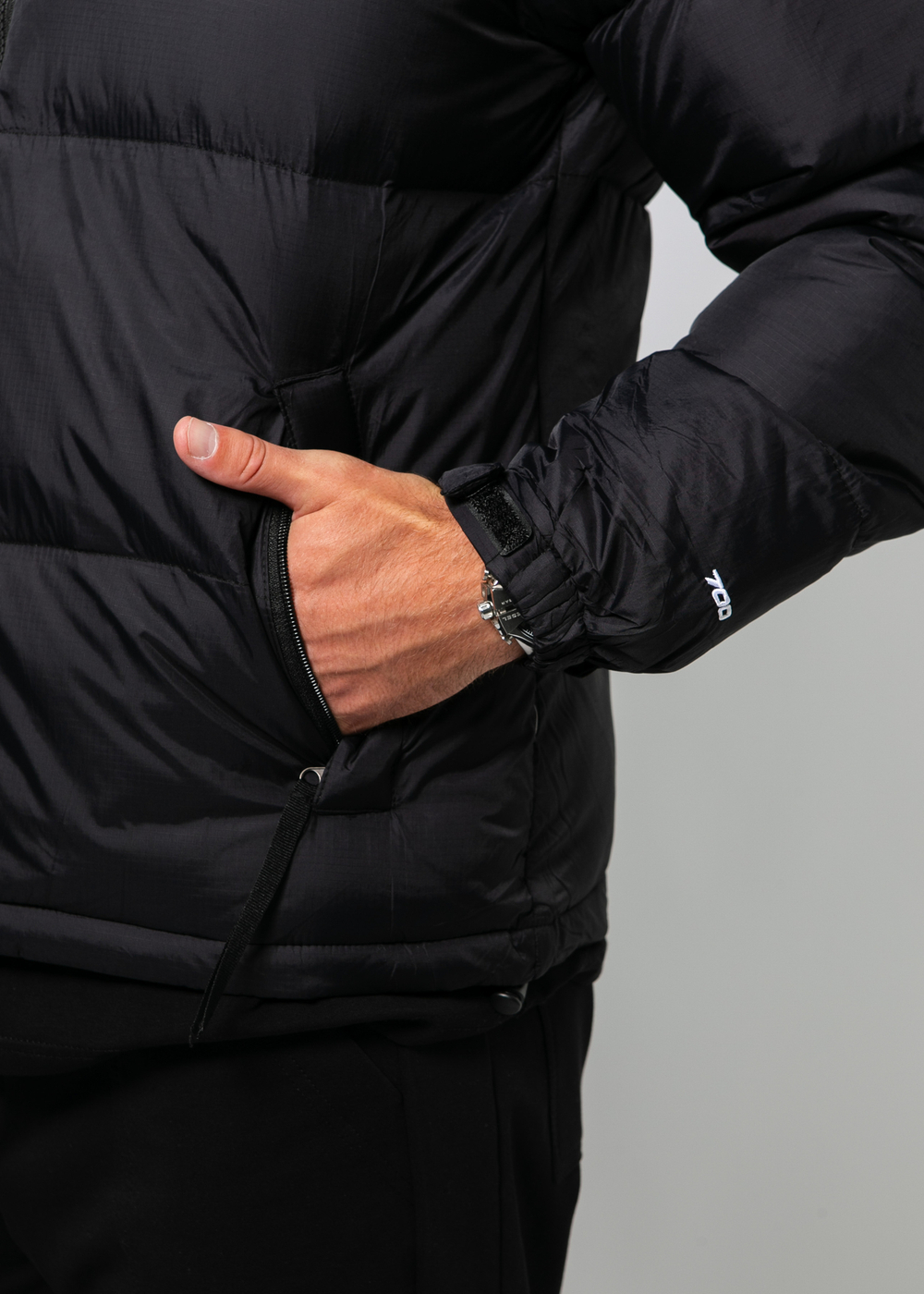 Куртка TNF 700 (синтепон.чёрн.)