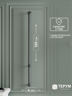 Полотенцесушитель Винтаж 1 120х4 Графит