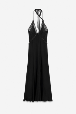 ZARA ПЛАТЬЕ В БЕЛЬЕВОМ СТИЛЕ — THE ITEM, ЧЕРНЫЙ