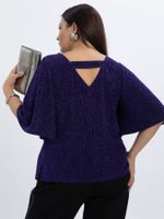 Блуза праздничная Ты ослепляешь! (азуритовый иней) Б16486-13М LT Collection