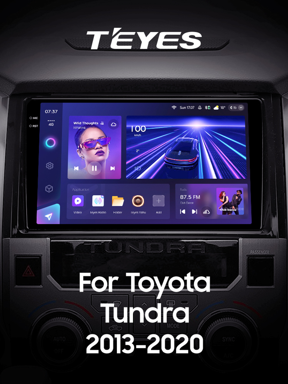 Teyes CC3 2K 9"для Toyota Tundra 2013-2020