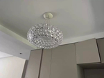 Pendant design lamp CABOCHE media by Foscarini (Clear)