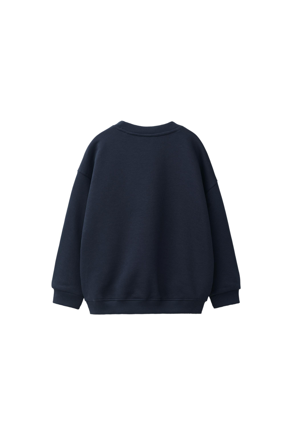 ZARA ОДНОТОННАЯ ТОЛСТОВКА, МОРСКОЙ СИНИЙ