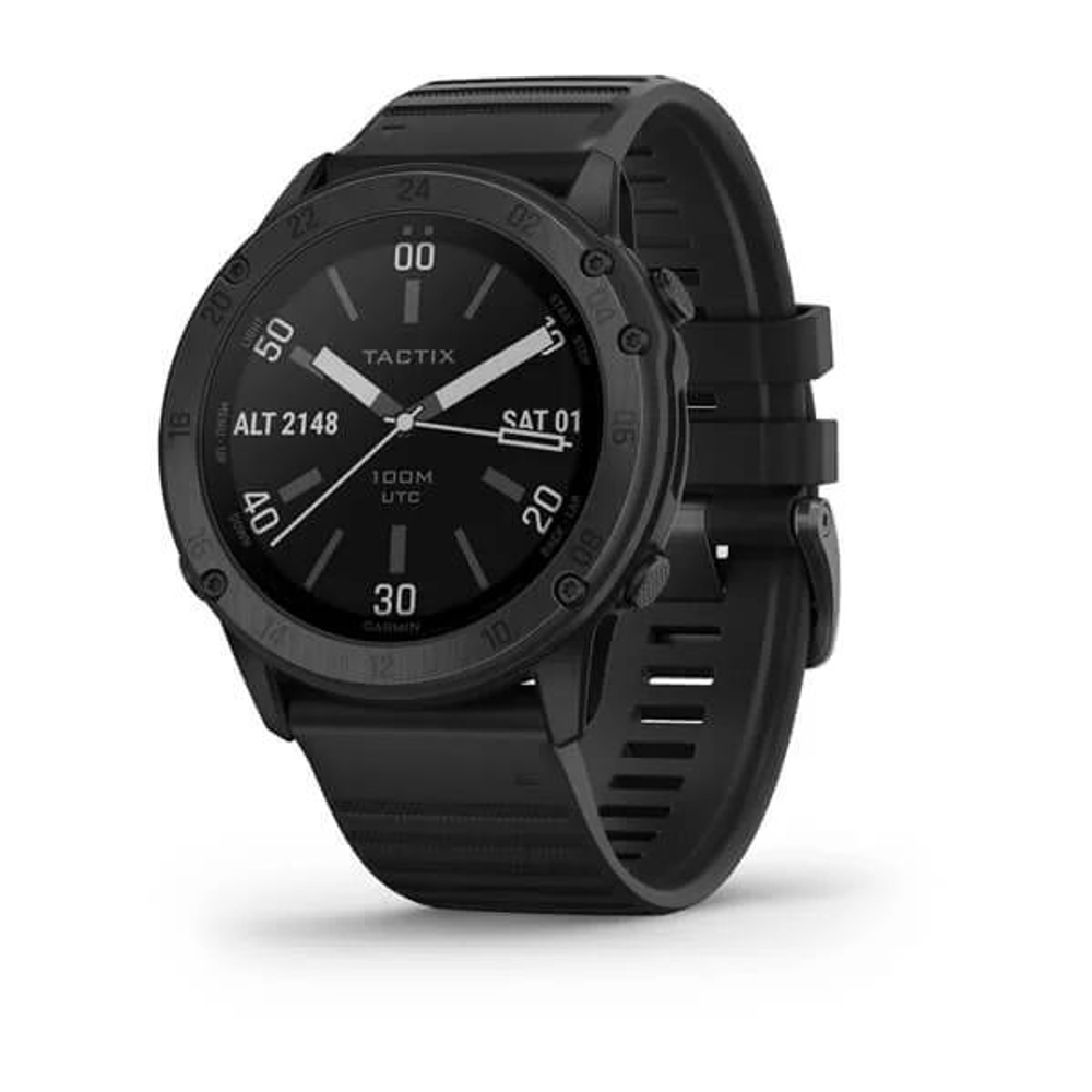 Смарт-часы GARMIN  TACTIX DELTA Sapphire Edition - Черное DLC-покрытие с черным ремешком, 010-02357-01