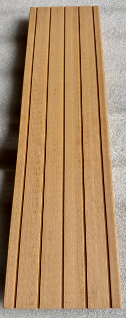 Террасная доска ДПК Бест декинг Лайт (Бест декинг (Best decking) Light)  Тиснение/широкий вельвет цвет: Орех