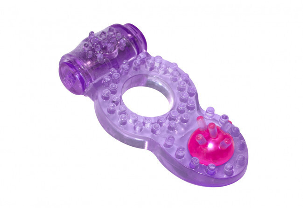 Эрекционное кольцо с вибрацией Rings Ringer purple (Цвет: фиолетовый)