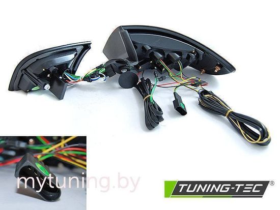 Фонари задние LED BAR RED SMOKE SEQ для AUDI A3 8P 5D 03-08