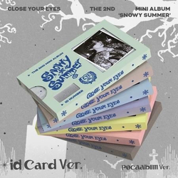 Альбом CLOSE YOUR EYES - SNOWY SUMMER 2nd Mini Album POCAALBUM ID CARD RANDOM Version