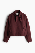 Куртка с шалевым воротником и низом-баллон - H&M