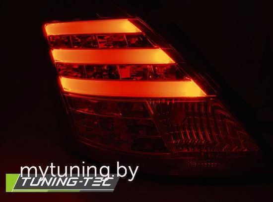 Задние фонари для Suzuki Swift III (11-...) LED Red Сrystal