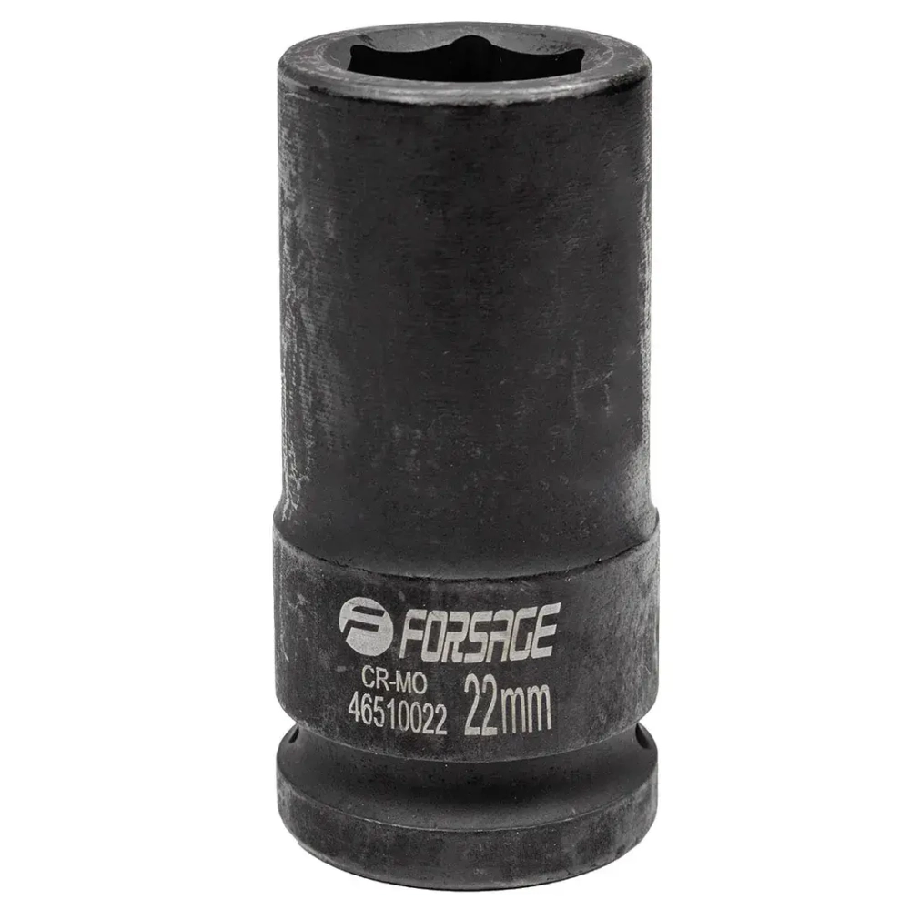 Головка ударная глубокая 22мм 3/4''6гр. Forsage F-46510022