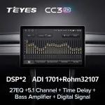 Магнитола для Toyota Camry 30 2001-2006 (рамка черная) - Teyes CC3-2K-360 монитор 13" 2K QLED на Android 10, Быстрая, CarPlay, 4G SIM-слот, 4 камеры в комплекте