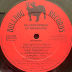 Jimi Hendrix ‎– 20 Golden Pieces Of Jimi Hendrix (Англия 1979г.)