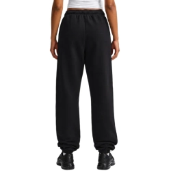 Женские теннисные брюки Nike Studio Fleece Medium Weight - black/sail